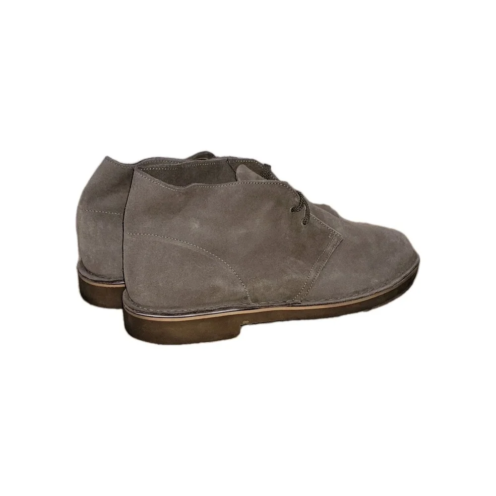 Clarks Bushacre Suede Chukka Boots Men's Size 10.5 W Wide Desert Shoes Brown